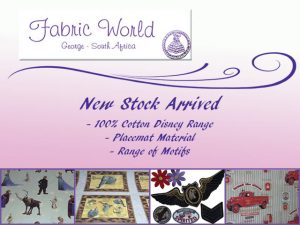 fabric world September offers 2015