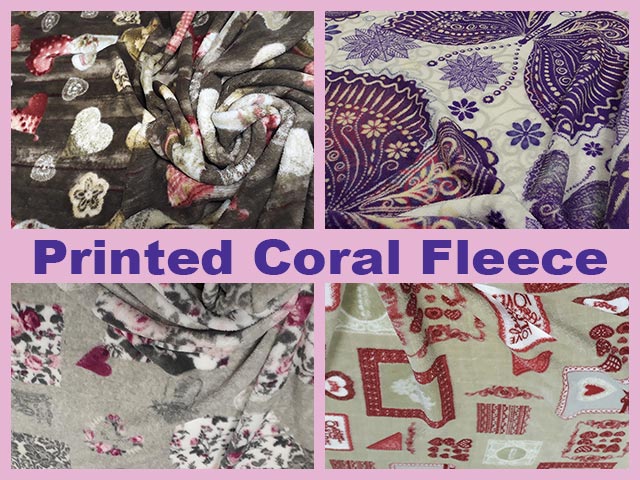 Printed Coral Fleece Available in George