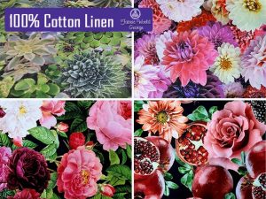 Picture Perfect 100% Cotton Linen at Fabric World George