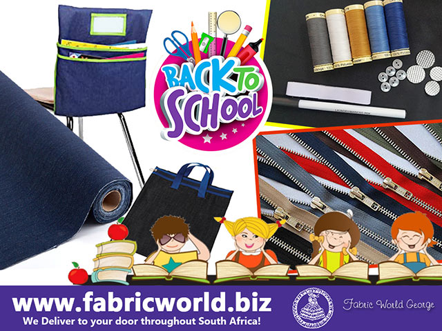 Back to School Sewing Supplies from Fabric World George