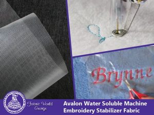 Machine Embroidery Stabilizer at Fabric World George