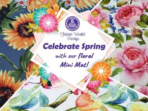 Floral Printed Mini Mat at Fabric World George