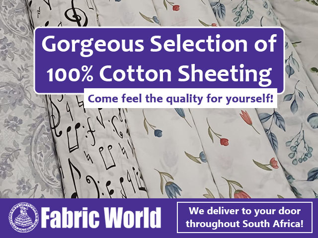 Gorgeous 100% Cotton Sheeting in George