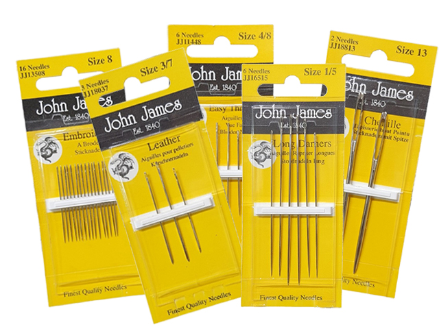 John james Hand Needles - Fabric World George