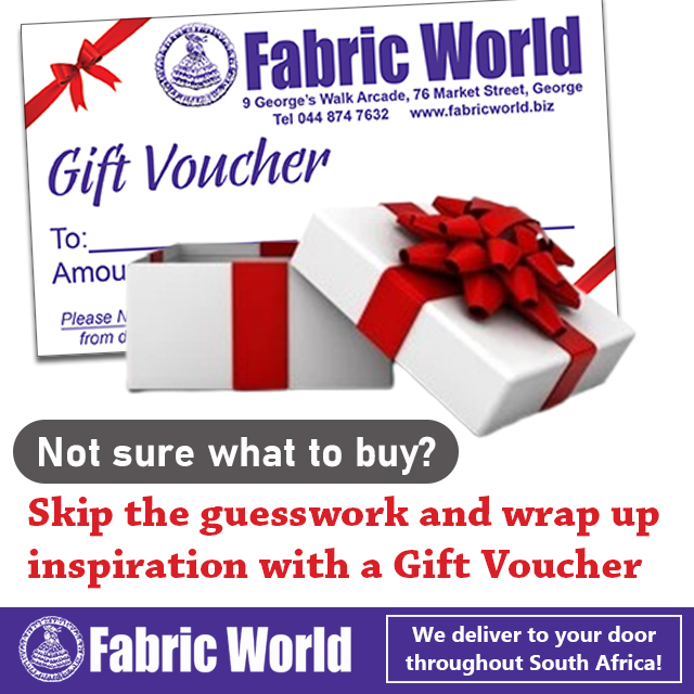 Wrap Up Inspiration | Fabric World George Gift Voucher