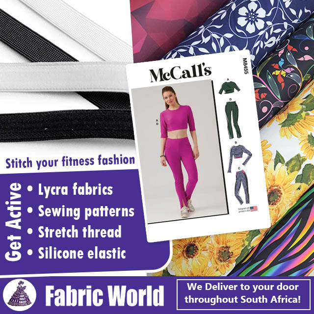 Lycra Fabric for Fitness Fashion at Fabric World George