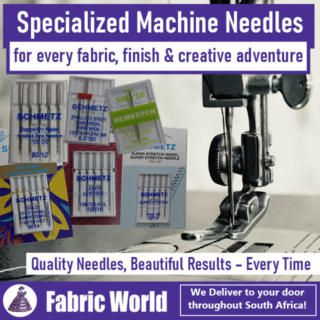 Specialized Machine Needles in Stock at Fabric World