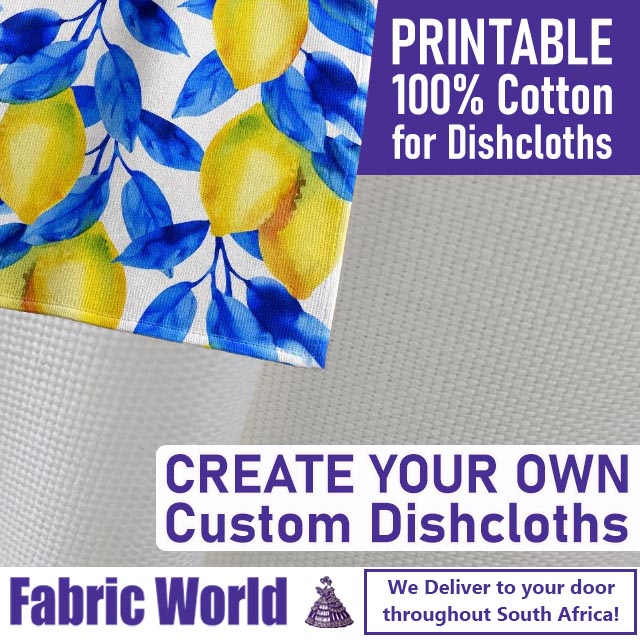 Printable 100% Cotton for Dishcloths | Fabric World George