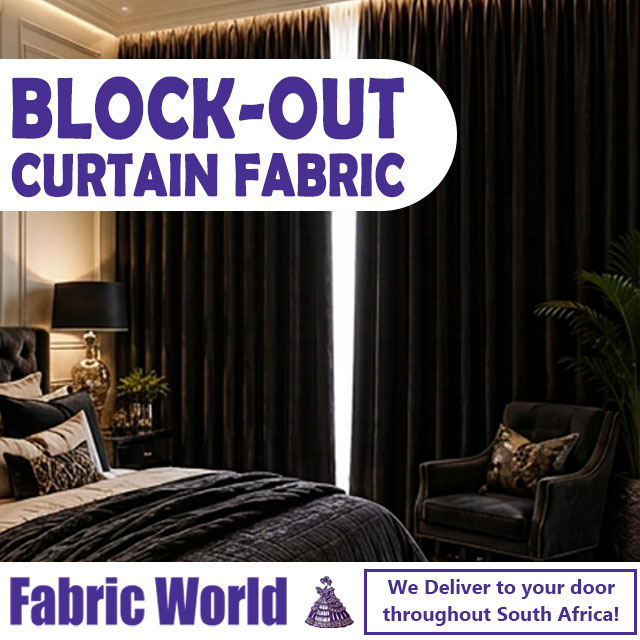 Block-out Curtain Fabric – Shop at Fabric World George