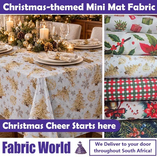Christmas-themed Mini Mat – Fabric World George